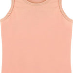 Girls' Soft Solid Cotton Blend Racerback Tank Top / 11-12 Years LILAX