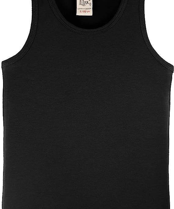 Girls cotton basic solid racerbank tanktop; best for baby girl clothes & christmas gift ideas