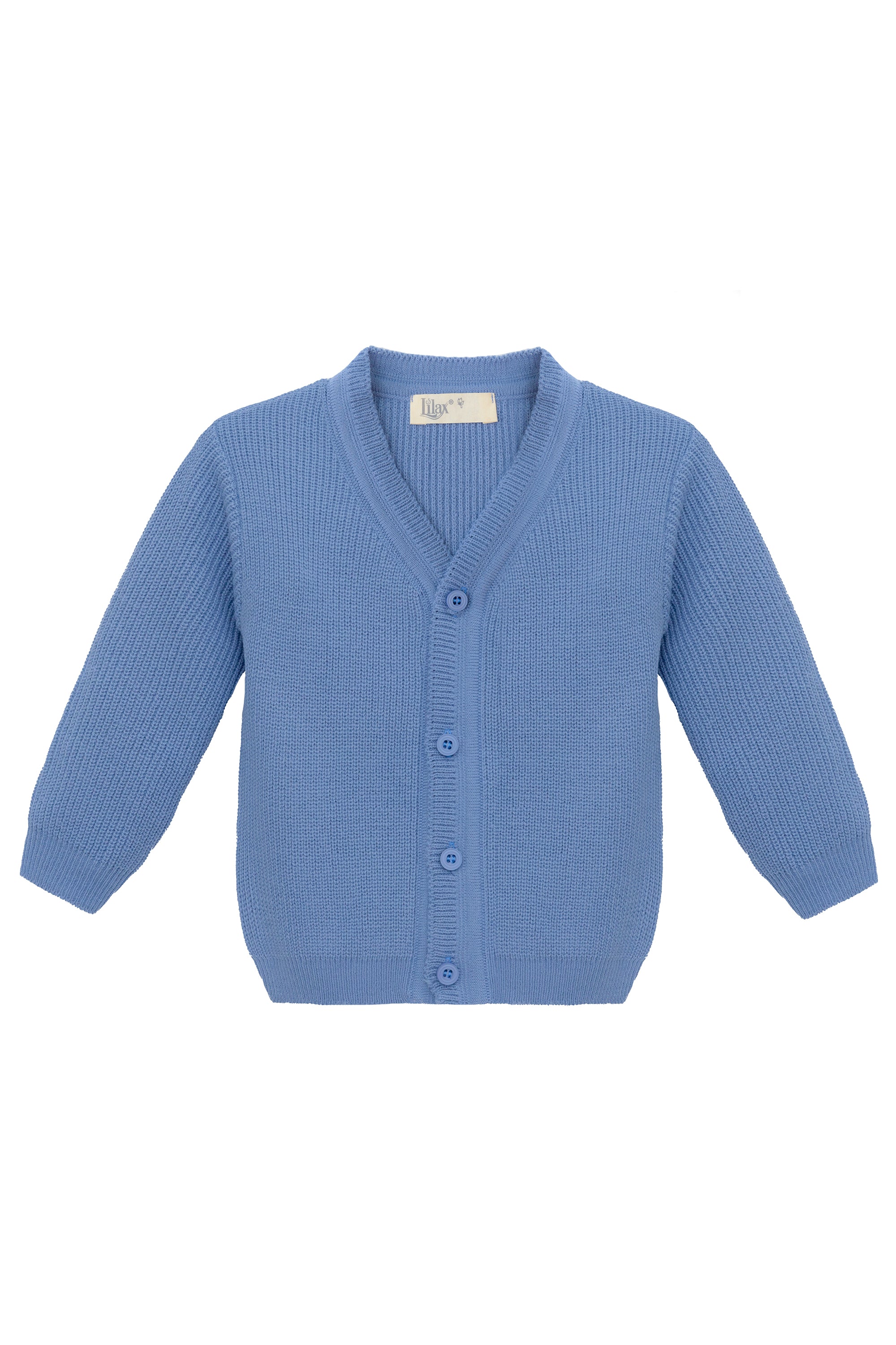 Toddler and Little Boys Cardigan Long Sleeve V-Neck Classic Knit School Sweater