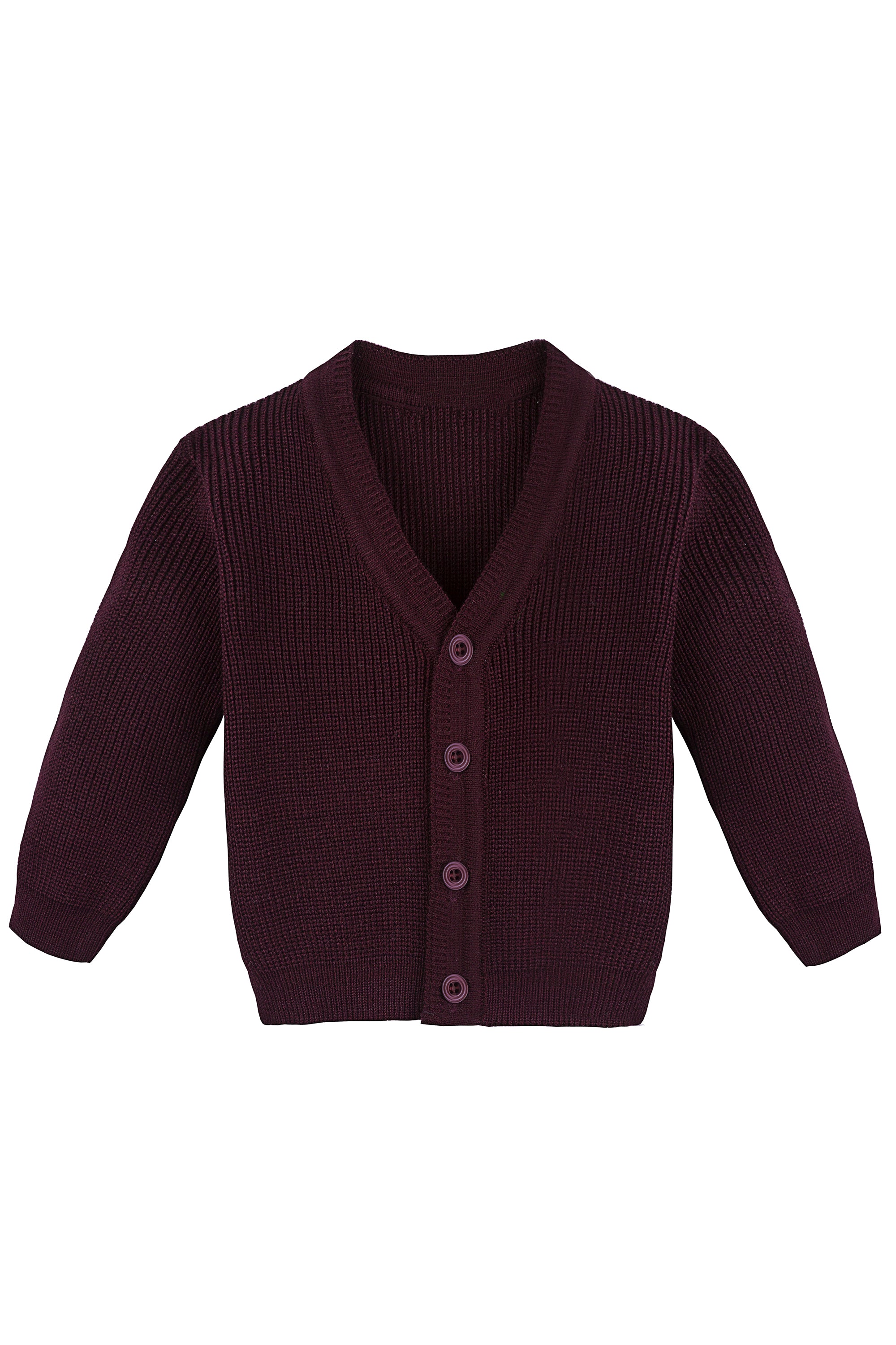 Toddler and Little Boys Cardigan Long Sleeve V-Neck Classic Knit School Sweater