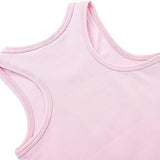 Girls' Soft Solid Cotton Blend Racerback Tank Top / 11-12 Years LILAX