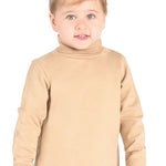 Girls' Solid Cotton Shirt Basic Long Sleeve Turtleneck T-Shirt / 5 to 8 Years LILAX