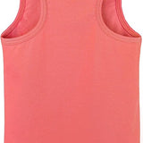 Girls' Soft Solid Cotton Blend Racerback Tank Top / 11-12 Years LILAX