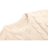 Baby Girls' Cable Knit Long Sleeve Cotton Cardigan