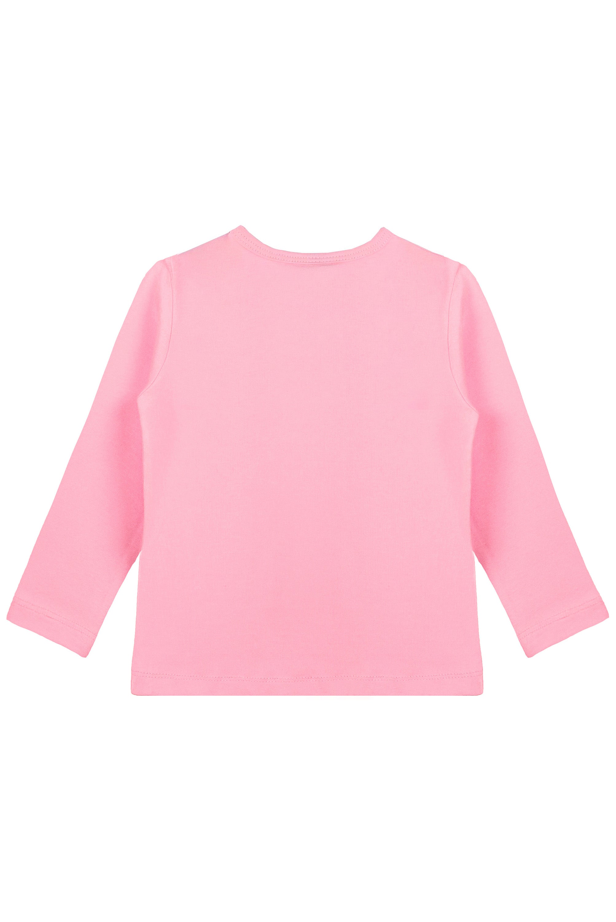 Girls' Basic Crewneck Long Sleeve Cotton T-Shirt / Toddler LILAX