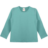 Girls' Basic Crewneck Long Sleeve Cotton T-Shirt / Toddler LILAX