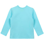 Girls' Basic Crewneck Long Sleeve Cotton T-Shirt / 8 to 10 Years LILAX