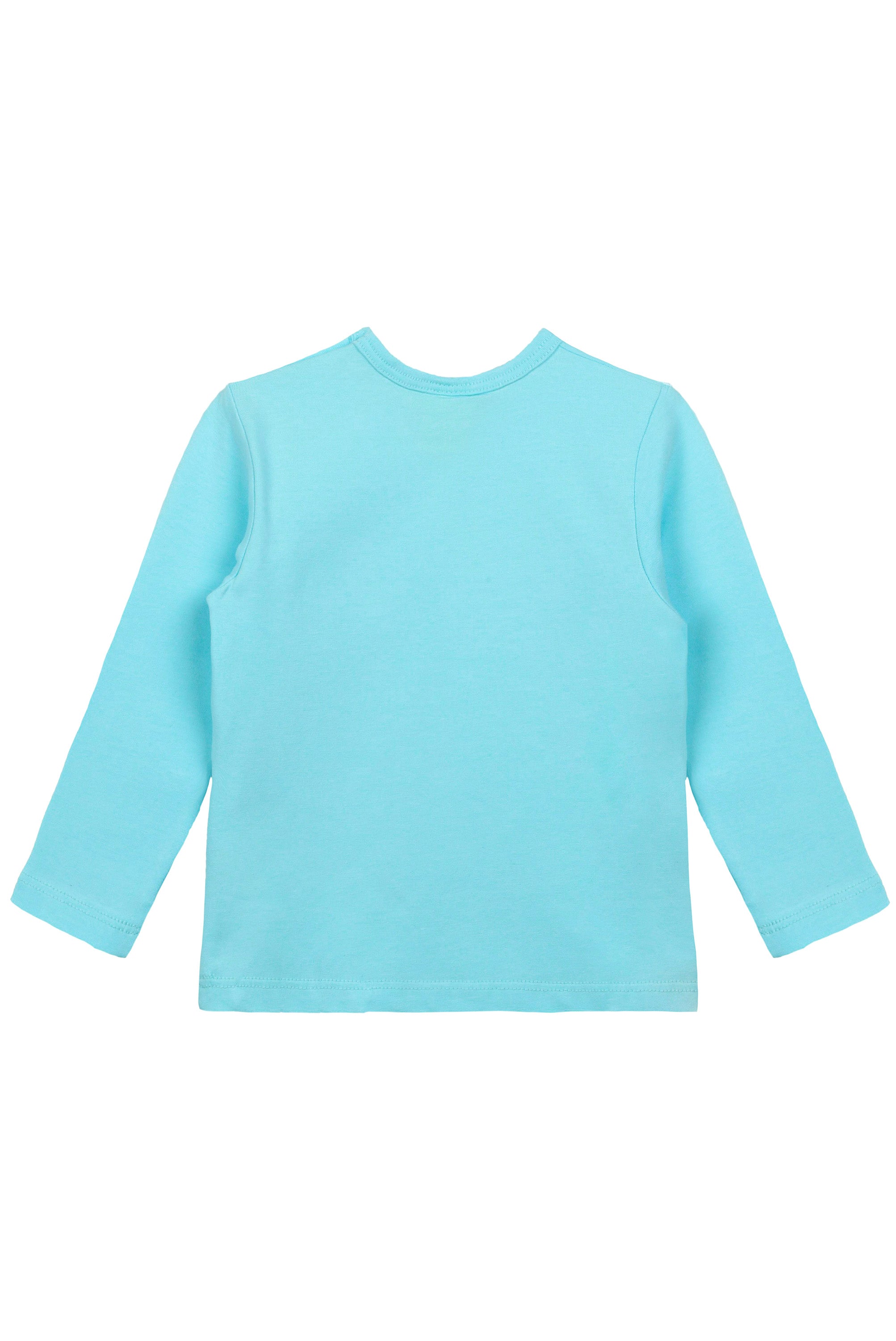 Girls' Basic Crewneck Long Sleeve Cotton T-Shirt / 8 to 10 Years LILAX