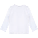 Girls' Basic Crewneck Long Sleeve Cotton T-Shirt