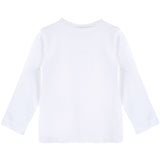 Girls' Basic Crewneck Long Sleeve Cotton T-Shirt