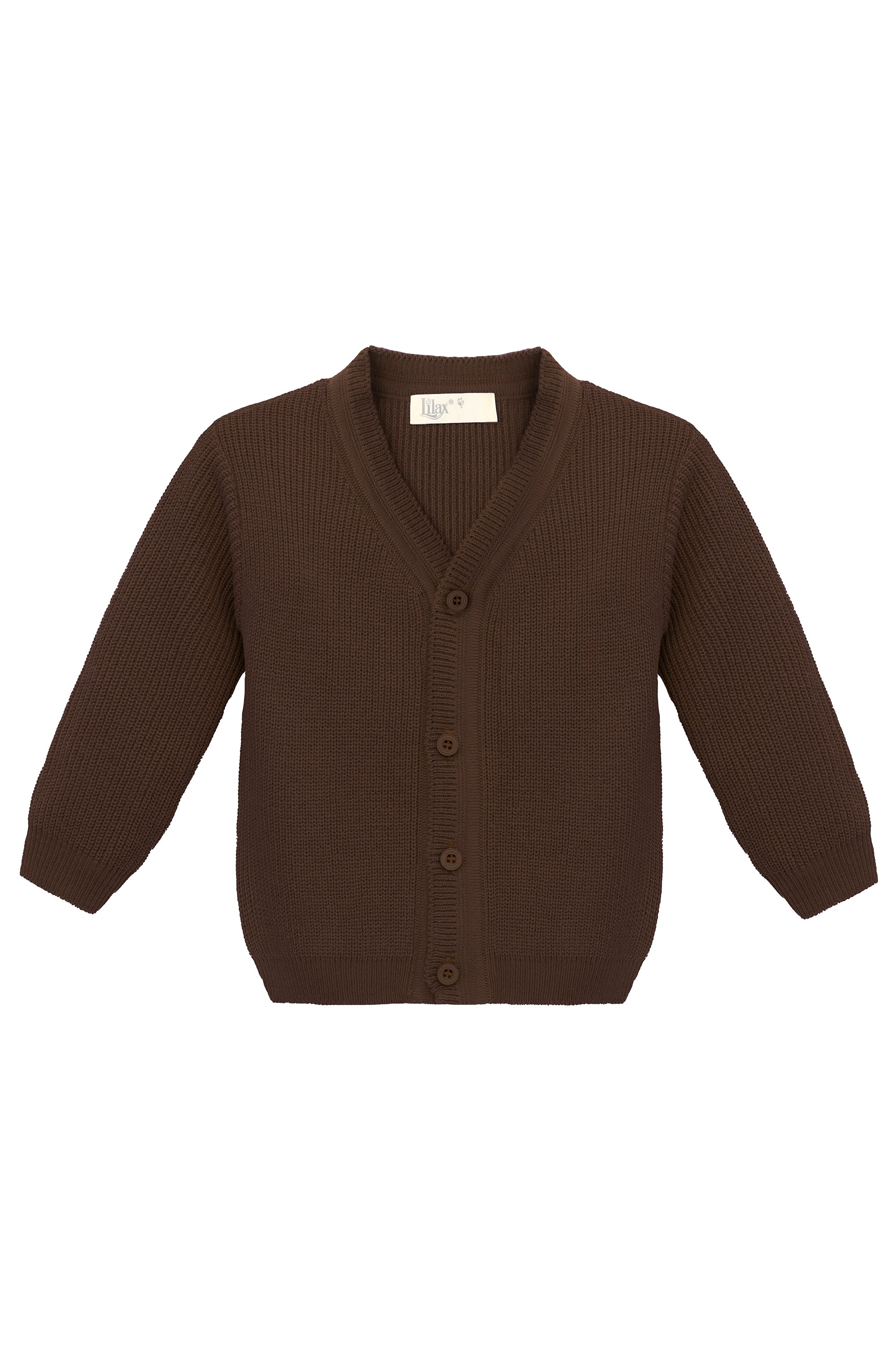 Classic Knit V-Neck Cardigan Sweater for Baby & Toddler Boys with Long Sleeves OZAK TRIKO (MUSTAFA CENGIZ OZBOZ )