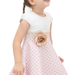 Little Girls' Sparkle Timeless Elegance Polka Dot Twirl Dress LILAX