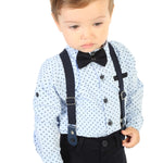 Boy Gentleman Tuxedo Dress Shirt Outfit Pant Set LILAX