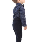 Boy Gentleman Tuxedo Dress Shirt Outfit Pant Set LILAX