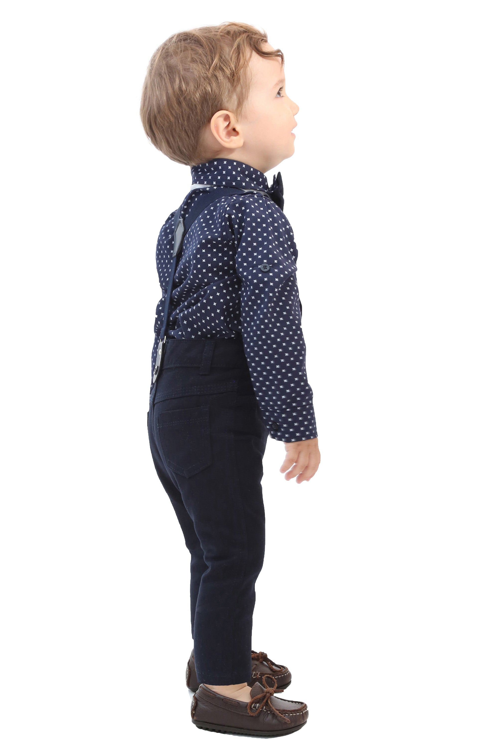 Boy Gentleman Tuxedo Dress Shirt Outfit Pant Set LILAX