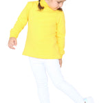 Girls' Basic Soft Leggings Solid Full Length Cotton / 9 to 12 Years LILAX