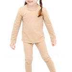 Girls' Basic Soft Leggings Solid Full Length Cotton / 9 to 12 Years LILAX