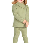 Girls' Basic Soft Leggings Solid Full Length Cotton / Toddler LILAX