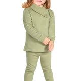 Girls' Basic Soft Leggings Solid Full Length Cotton / Toddler LILAX