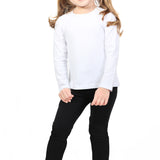 Girls' Basic Soft Leggings Solid Full Length Cotton / Toddler LILAX