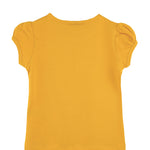 Girls' Basic Cotton T-Shirt  Short Puff Sleeve Crewneck / 5 to 7 Years LILAX