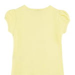 Girls' Basic Cotton T-Shirt  Short Puff Sleeve Crewneck / 5 to 7 Years LILAX