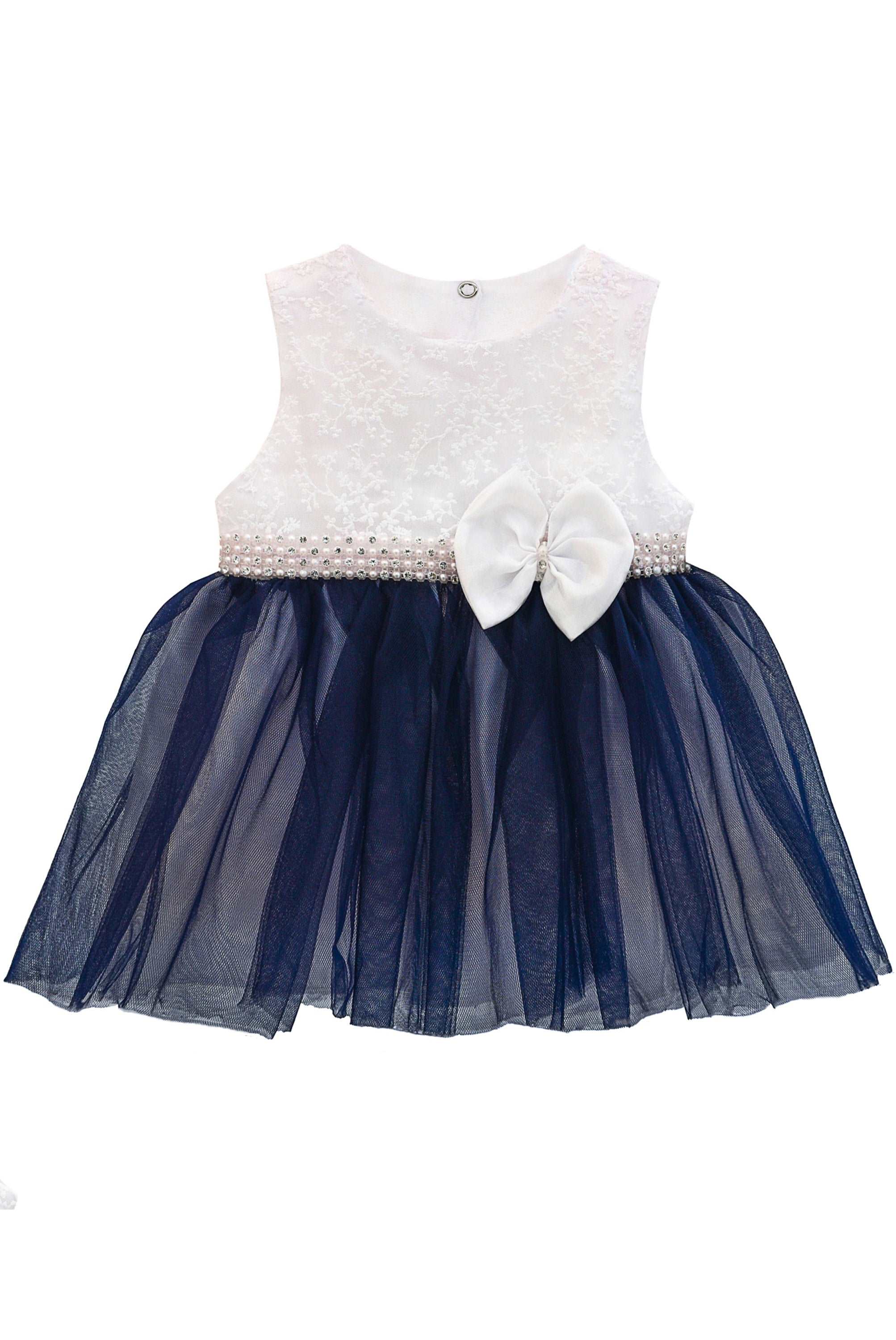 Baby girls lace tulle skirt dress with pearl belt attached and matching shoes & headband; perfect for christmas gift ideas