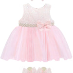 3 Piece Lace Tulle Party Outfit for Baby Girls Perfect for Pageants