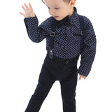 Boy Gentleman Tuxedo Dress Shirt Outfit Pant Set LILAX