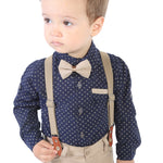 Boy Gentleman Tuxedo Dress Shirt Outfit Pant Set LILAX