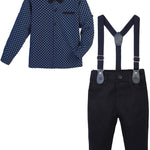 Boy Gentleman Tuxedo Dress Shirt Outfit Pant Set LILAX