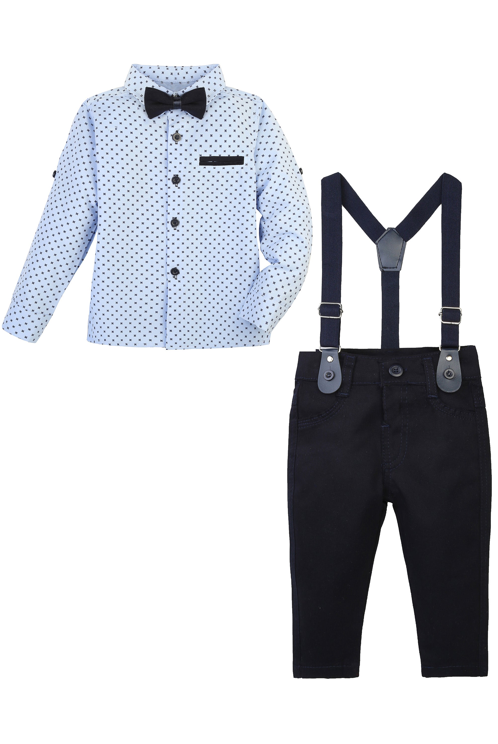 Boy Gentleman Tuxedo Dress Shirt Outfit Pant Set LILAX