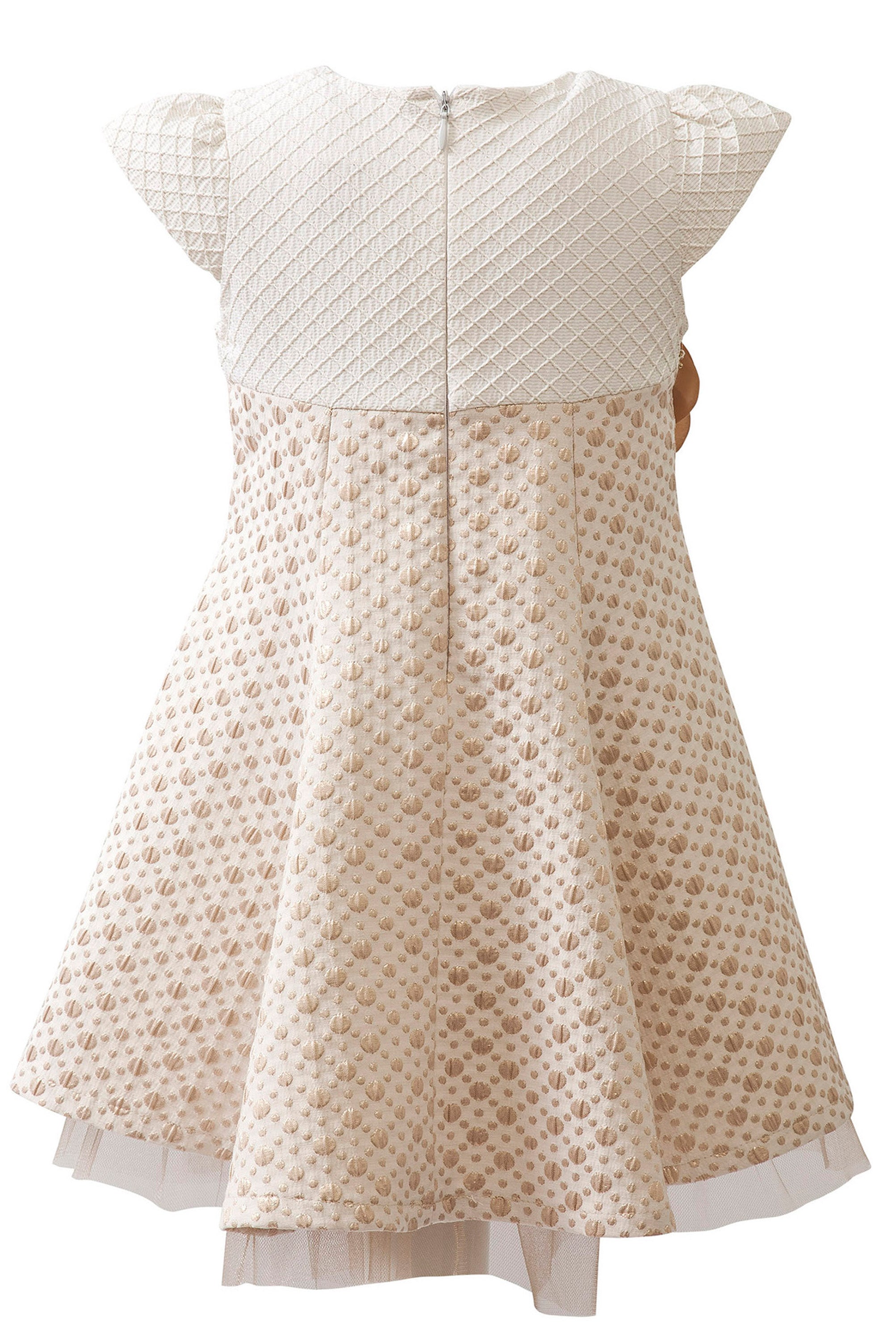 Baby girl lace and tulle detailed dress; perfect for christmas gift ideas