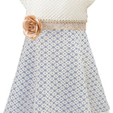 Little Girls' Sparkle Timeless Elegance Polka Dot Twirl Dress LILAX