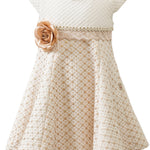 Little Girls' Sparkle Timeless Elegance Polka Dot Twirl Dress LILAX