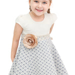 Little Girls' Sparkle Timeless Elegance Polka Dot Twirl Dress LILAX