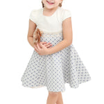 Little Girls' Sparkle Timeless Elegance Polka Dot Twirl Dress LILAX