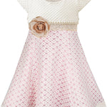 Little Girls' Sparkle Timeless Elegance Polka Dot Twirl Dress LILAX