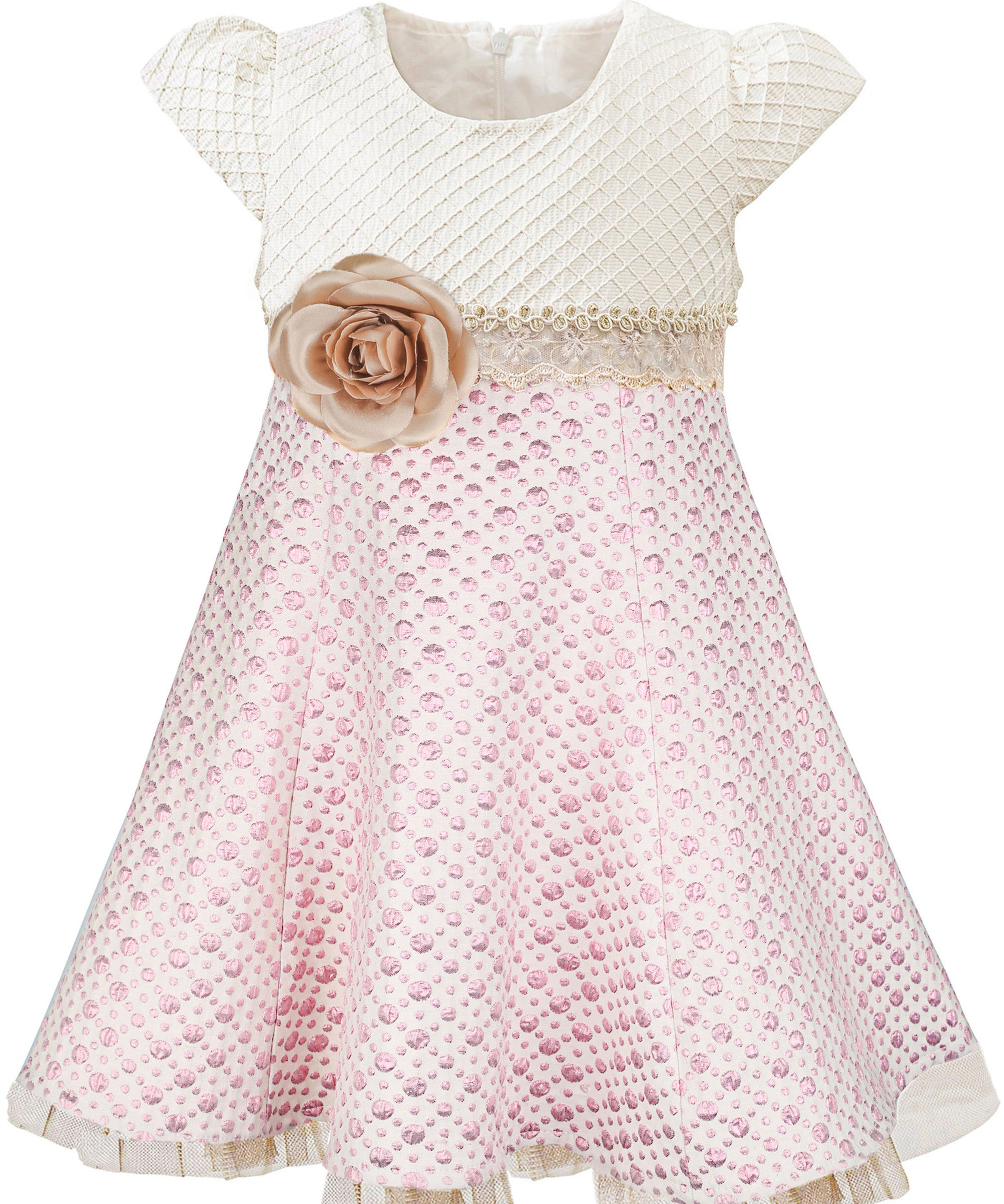 Baby girl lace and tulle detailed dress; perfect for christmas gift ideas