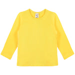 Girls' Basic Crewneck Long Sleeve Cotton T-Shirt / Toddler LILAX