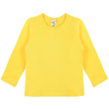 Girls' Basic Crewneck Long Sleeve Cotton T-Shirt / Toddler LILAX