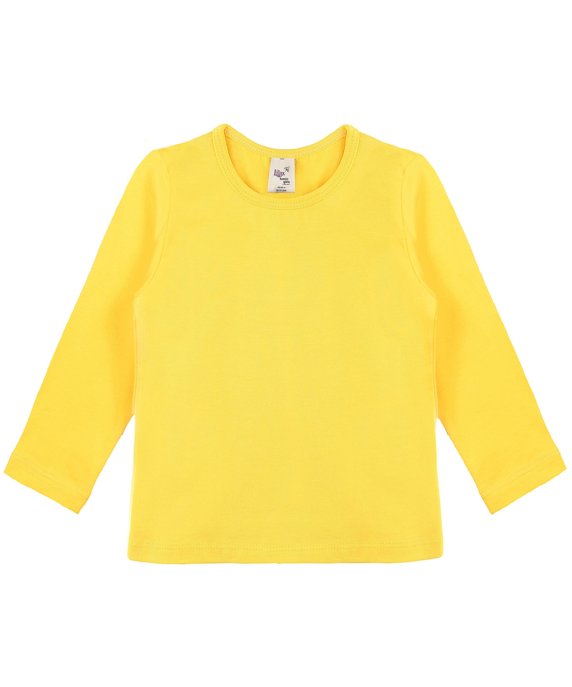 Girls cotton basic solid crewneck t-shirt; best for baby girl clothes & christmas gift ideas