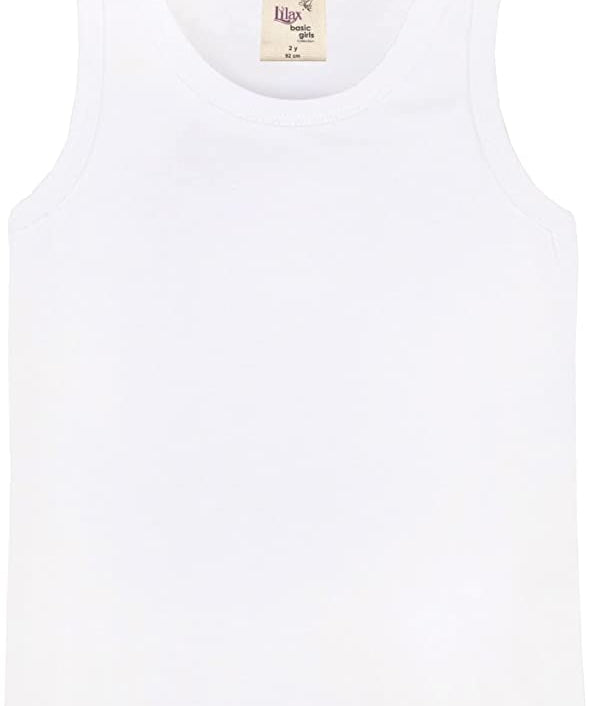 Girls cotton basic solid racerbank tanktop; best for baby girl clothes & christmas gift ideas