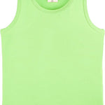 Girls' Soft Solid Cotton Blend Racerback Tank Top / 11-12 Years LILAX