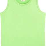 Girls' Soft Solid Cotton Blend Racerback Tank Top / 11-12 Years LILAX