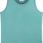 Girls' Soft Solid Cotton Blend Racerback Tank Top / 11-12 Years LILAX