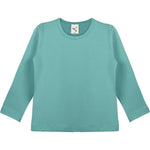 Girls' Basic Crewneck Long Sleeve Cotton T-Shirt / 11-12 Years LILAX