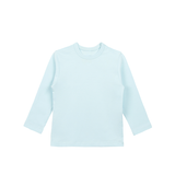 Little Girls Cotton Long Sleeve Basic Crewneck T-Shirt