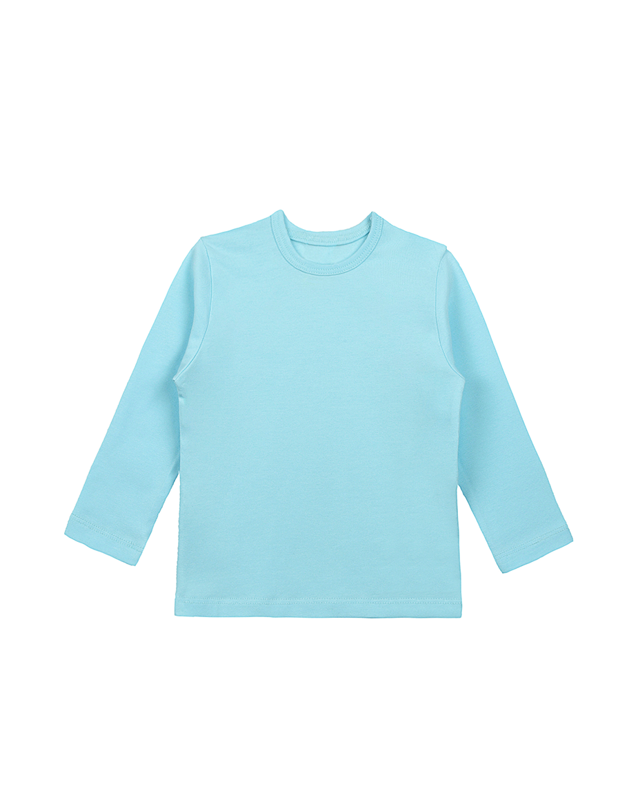 Big Girls Cotton Long Sleeve Basic Crewneck T-Shirt