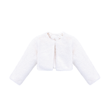 Girls Cozy Crewneck Bolero Cardigan